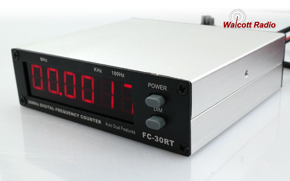 Red Frequency Counter for 10 and 11 Meter Radios