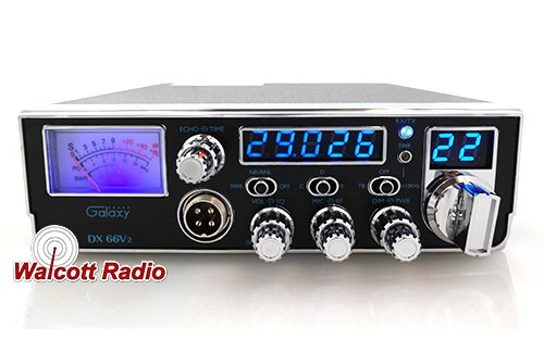 Galaxy DX66V2 Compact 10 Meter Radio with Echo