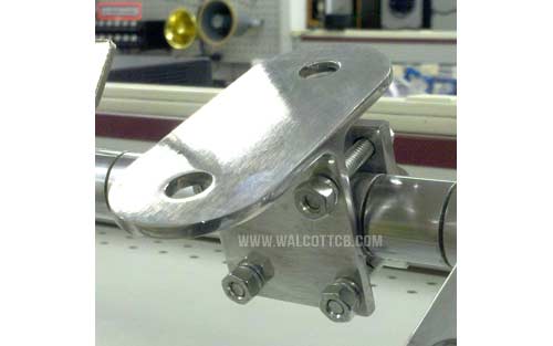 Antenna Mirror Mount with Double Openings for Two Antennas