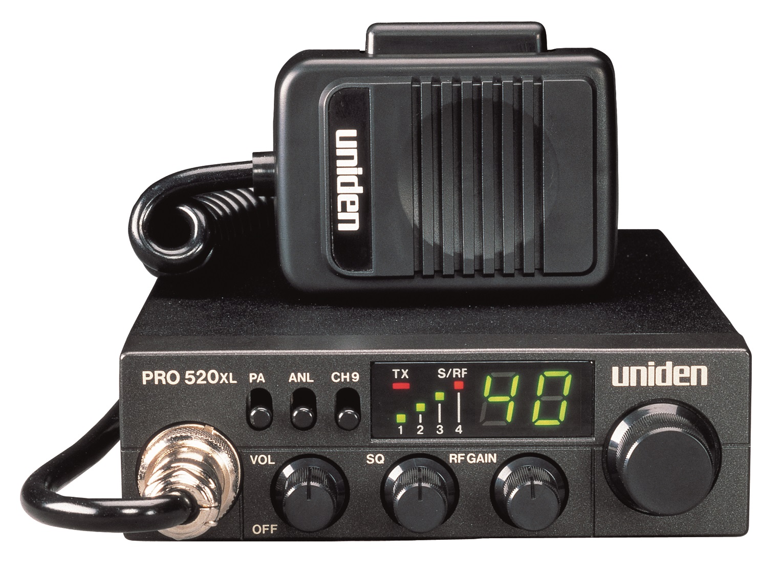 Uniden PRO520XL Compact CB Radio with PA Jack