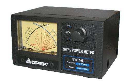 OPEK SWR-6L HF SWR POWER METER with LED Illumination